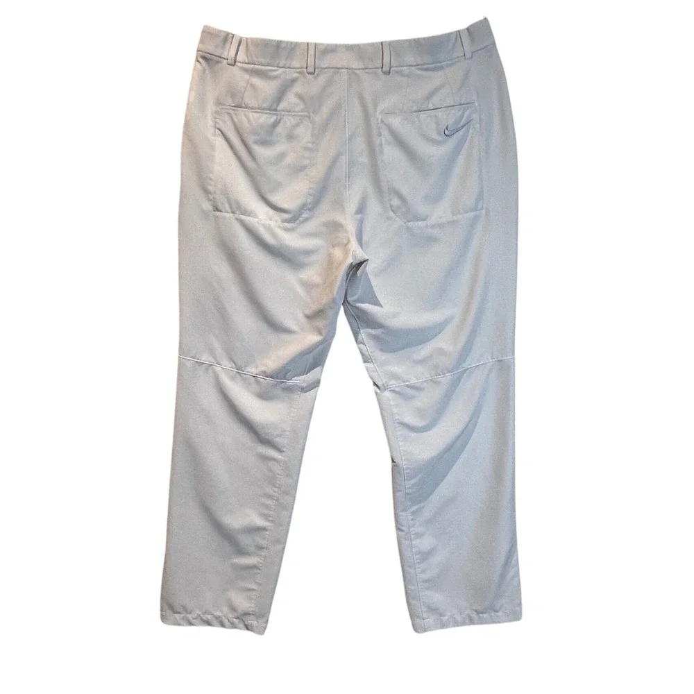 Nike Golf Pants Flat Front Light‎ Tan Athletic Performance Size 36x30(actual 29)